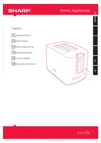 Notice SHARP SACT2002I Toaster