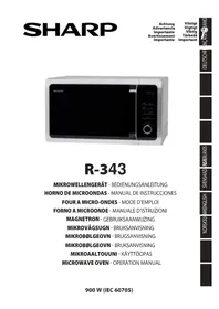 SHARP R343W - Mikroaaltouunit