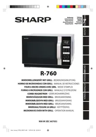 SHARP R760SLM - Mikroovne