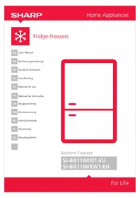 SHARP SJBA11IMXW1 - Fridge