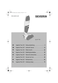 Notice SEVERIN SC 7148 ångtvätt