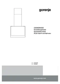 Notice GORENJE DVG643XB Afzuigkap