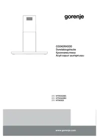 Notice GORENJE IHT943A2XBG Afzuigkap