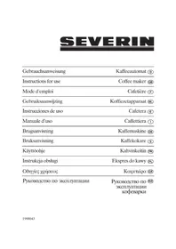 SEVERIN KA 4100 - Macchina da caffè