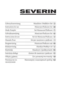 Notice SEVERIN HG 7713 Set manicure et pedicure