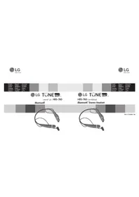Notice LG TONE PRO HBS760 Cuffie wireless