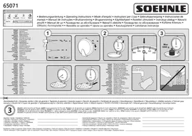Notice SOEHNLE 65071 Balances de cuisine