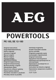 Notice AEG SE 12180 Triturador