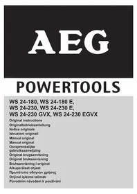 Notice AEG WS 24180 E Kvarn