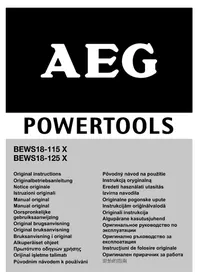 AEG BEWS18115 X - Perceuse