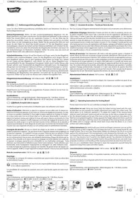 Notice AQUAPUR IAN 288827 Table de repassage