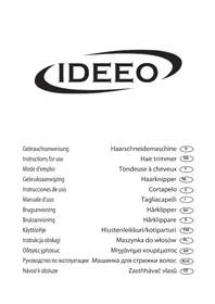 Notice Ideeo HS 0965 Tondeuse à cheveux