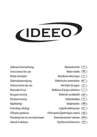 Notice Ideeo WK 0924 Bouilloire électrique
