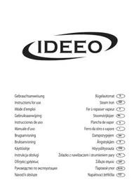 Notice Ideeo BA 0951 Fer à repasser vapeur