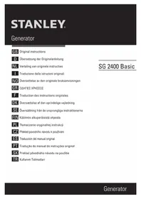 Notice STANLEY SIG 2400 BASIC Electric generator