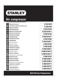 Notice STANLEY B 40010200 T Συμπιεστής