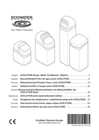 Notice Ecowater EVOLUTION COMPACT 200 Filtre à eau