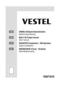 Notice VESTEL VEKF1015 Koelkast