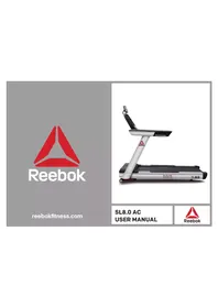 Notice Reebok SL8.0 AC Tapis de course