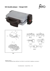 Notice Fero H8251 Gril électrique