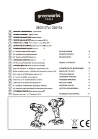 Notice GREENWORKS GD24IW Perceuse électrique