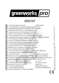 GD80LM51SP GREENWORKS