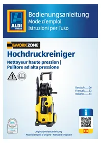 Notice Workzone Q1WSP052200 Nettoyeur haute pressio