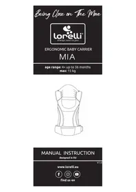 Notice Lorelli MIA Poussette