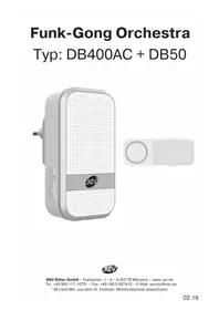 Notice REV 82630103 Sonnette de portes