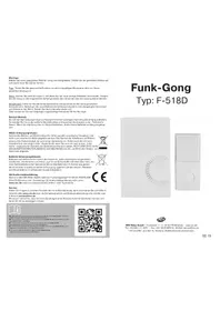 Notice REV 82420103 Sonnette de portes