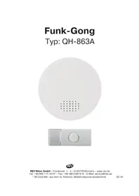 Notice REV 82430103 Sonnette de portes