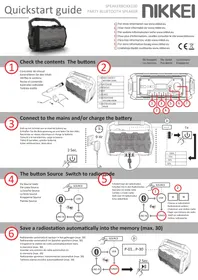 Notice NIKKEI SPEAKERBOXX100 Haut-parleur