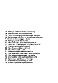 Notice ROSIERES RHC 940 PN кухненски абсорбатор