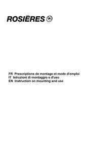 ROSIERES RHC 224 IN - Cappa da cucina