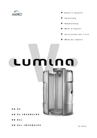 Notice Hapro LUMINA 48 XLC INTENSIVE Banc solaire