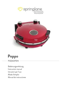 Notice Springlane PEPPO Four à pizza