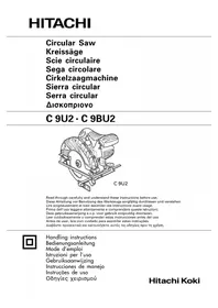 Notice HITACHI C 9U2 Scie circulaire