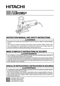 Notice HITACHI CJ 110VA