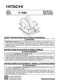 Notice HITACHI C 7SB3