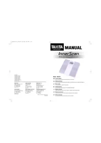Notice TANITA INNERSCAN UM073 Bilance