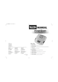 Notice TANITA INNERSCAN BC540 Waagen