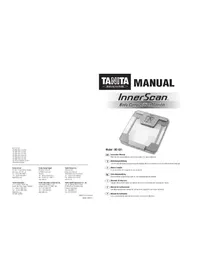 Notice TANITA INNERSCAN BC551 Waagen