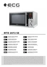 Notice ECG MTD 2072 SE Four à micro-ondes