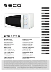 Notice ECG MTM 2070 W Four à micro-ondes
