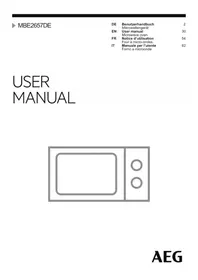 Notice AEG MBE2657DEM Microonde