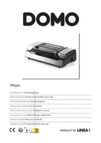 Notice DOMO DO331L Vacuümverpakkingsmachines