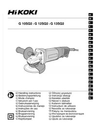 Notice HiKOKI G 10SQ2 Electric grinder