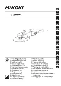 Notice HiKOKI G 23MRUA измельчитель