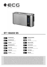 Notice ECG ST 10630 SS Grille pain