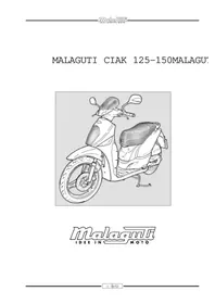 Notice MALAGUTI CIAK 150 Scooter